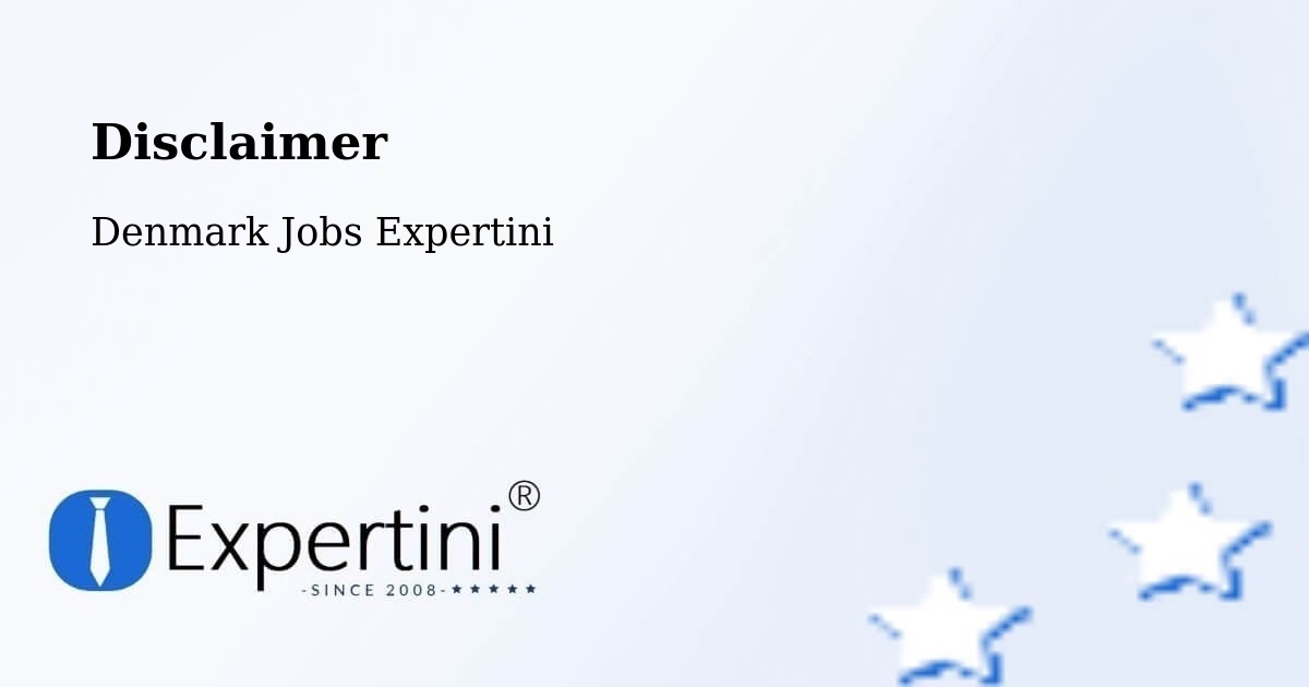 Disclaimer – Varde Kommune - Denmark Jobs Expertini